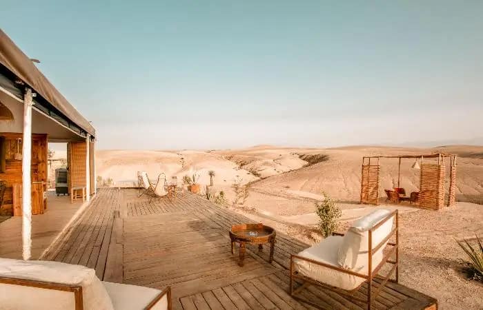 brunch inara camp desert agafay 1